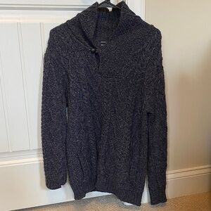 Aran Crafts Charcoal Turtleneck Sweater